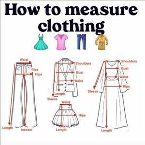 Helpful Tips for how to measure clothing